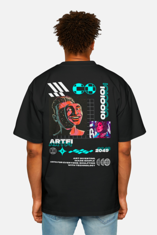 Artfi – Oversized Black T-Shirt